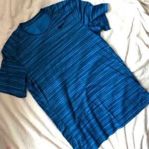 Blue Nike shirt